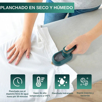 👕 MINI PLANCHA PORTÁTIL VIAJERA A VAPOR ✈️💨