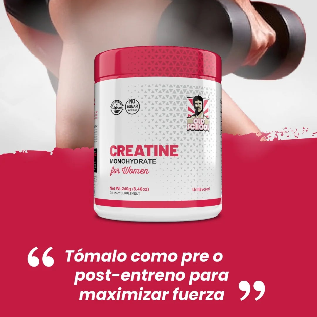 💪 CREATINA PARA MUJERES 🏋️‍♀️